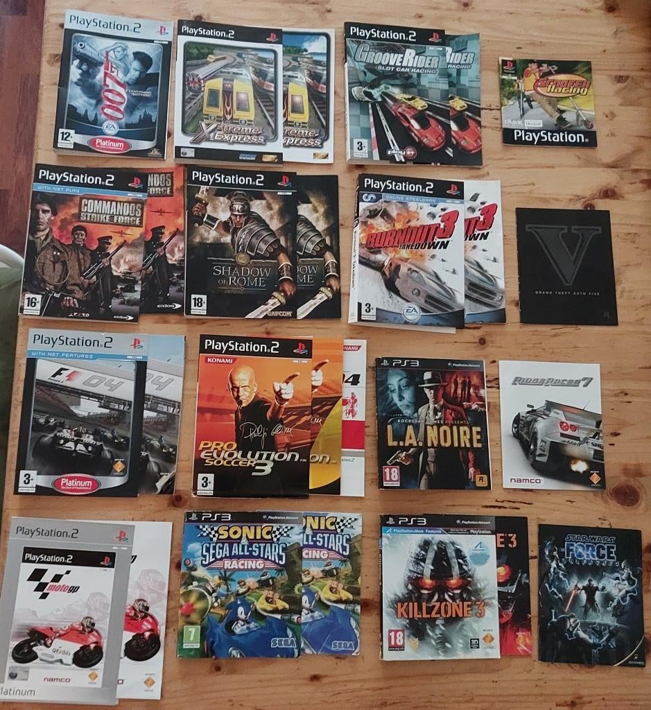 Game Covers & manuals PS1 PS2 PS3 Hoezen Kaften Boekjes, Spelcomputers en Games, Games | Sony PlayStation 2, Avontuur en Actie