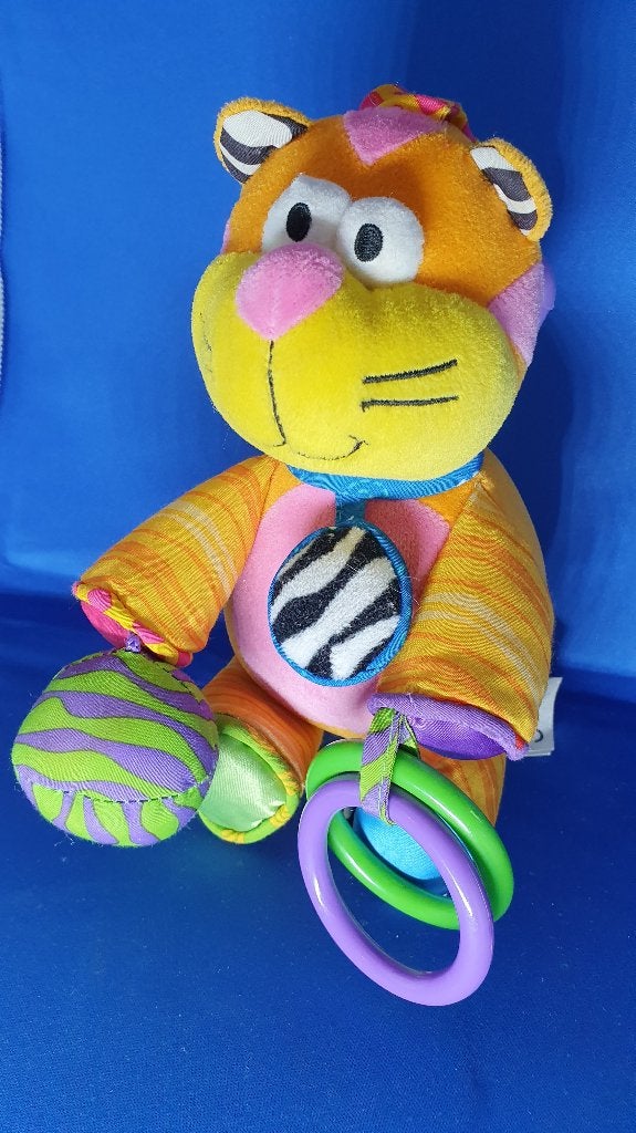 Lamaze Poes, hanger voor Maxi-Cosi of box. 22cm. T1, Kinderen en Baby's, Speelgoed | Knuffels en Pluche, Tweedehands verkoop, Tweedehands verkoop