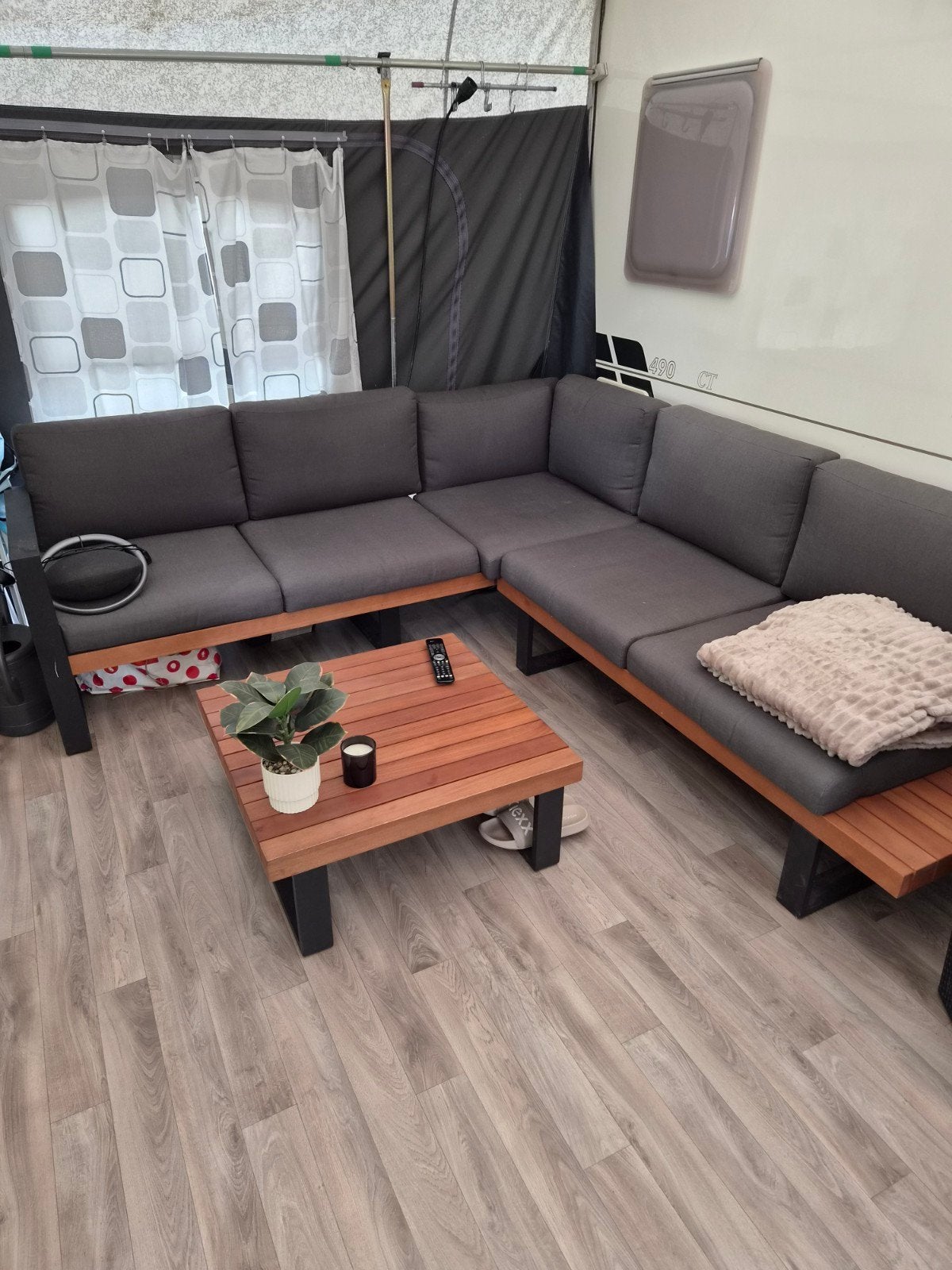 Loungebank/ hoekbank, 250 tot 300 cm, Hoekbank, 75 tot 100 cm, Ophalen of Verzenden