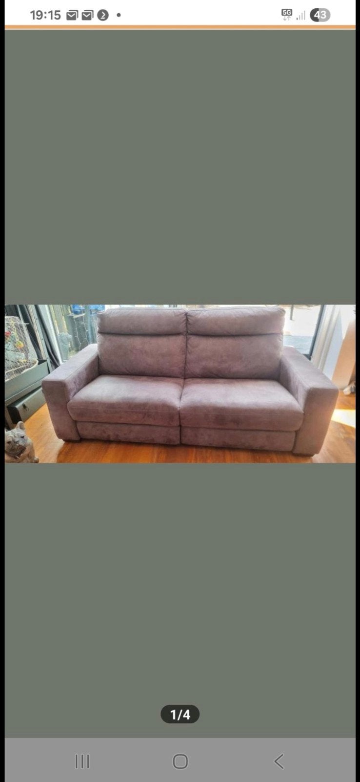 2-persoons elektrische relaxbank - comfortabel en stijlvol, Huis en Inrichting, Gebruikt, 150 tot 200 cm, Tweepersoons, 75 tot 100 cm