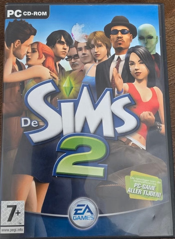 De Sims 2 PC CD-ROM - Compleet met boekje, Spelcomputers en Games, Gebruikt, 1 speler, Ophalen of Verzenden, Vanaf 7 jaar
