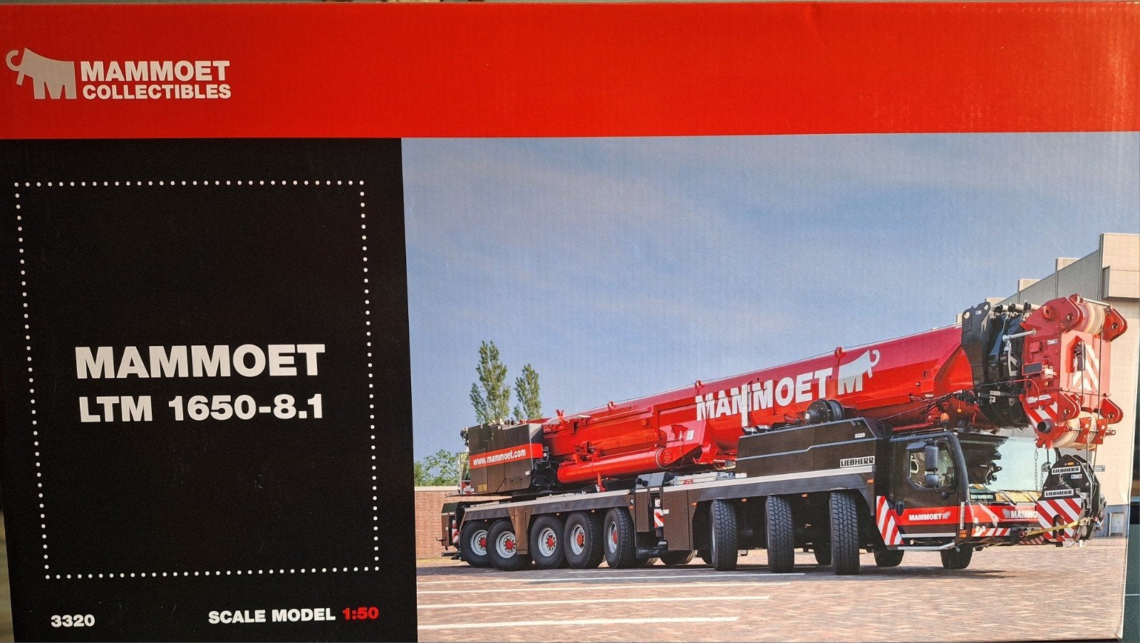 MAMMOET LTM 1650-8.1, Hobby en Vrije tijd, Modelauto's | 1:50, Ophalen of Verzenden, Nieuw, Hijskraan, Tractor of Landbouw, Wsi