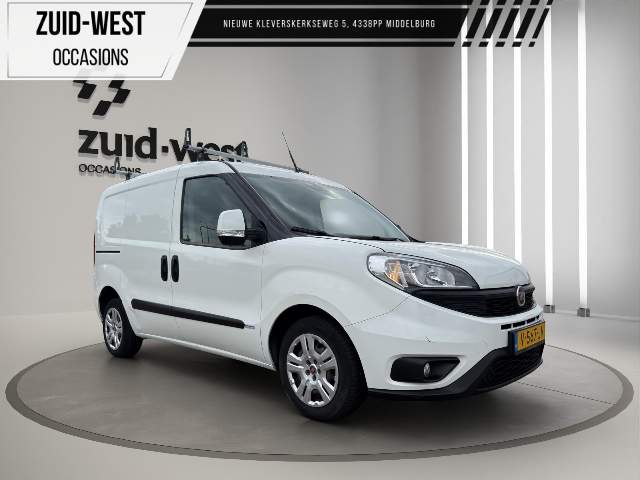 Fiat Doblò Cargo 1.3 MJ L1H1 SX Airco PDC Cruise, Auto's, Voorwielaandrijving, Stof, Gebruikt, Euro 6