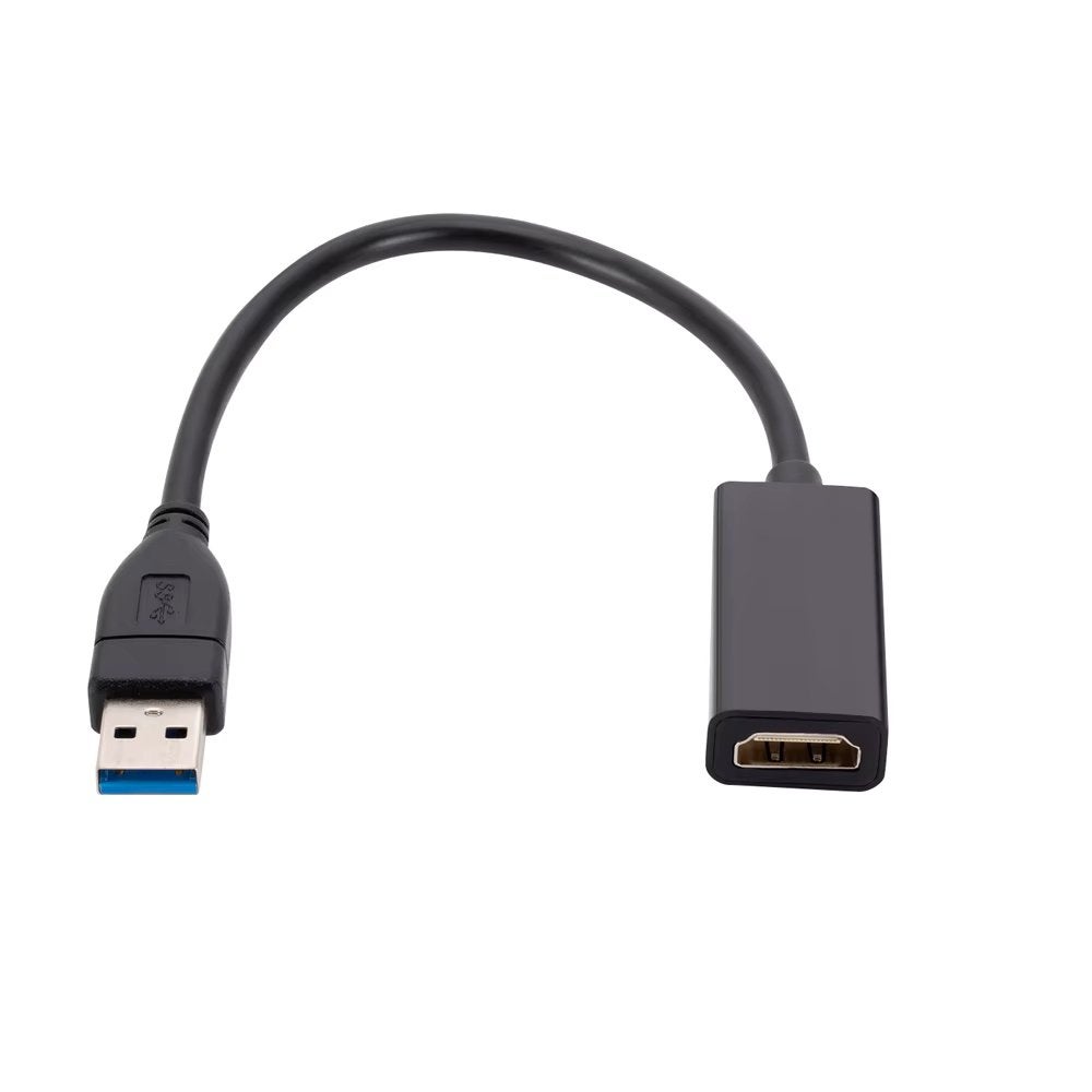 USB A 3.0 naar HDMI Adapter | 0.2 m | male female | Nieuw, Ophalen of Verzenden, Nieuw, Minder dan 2 meter, HDMI-kabel
