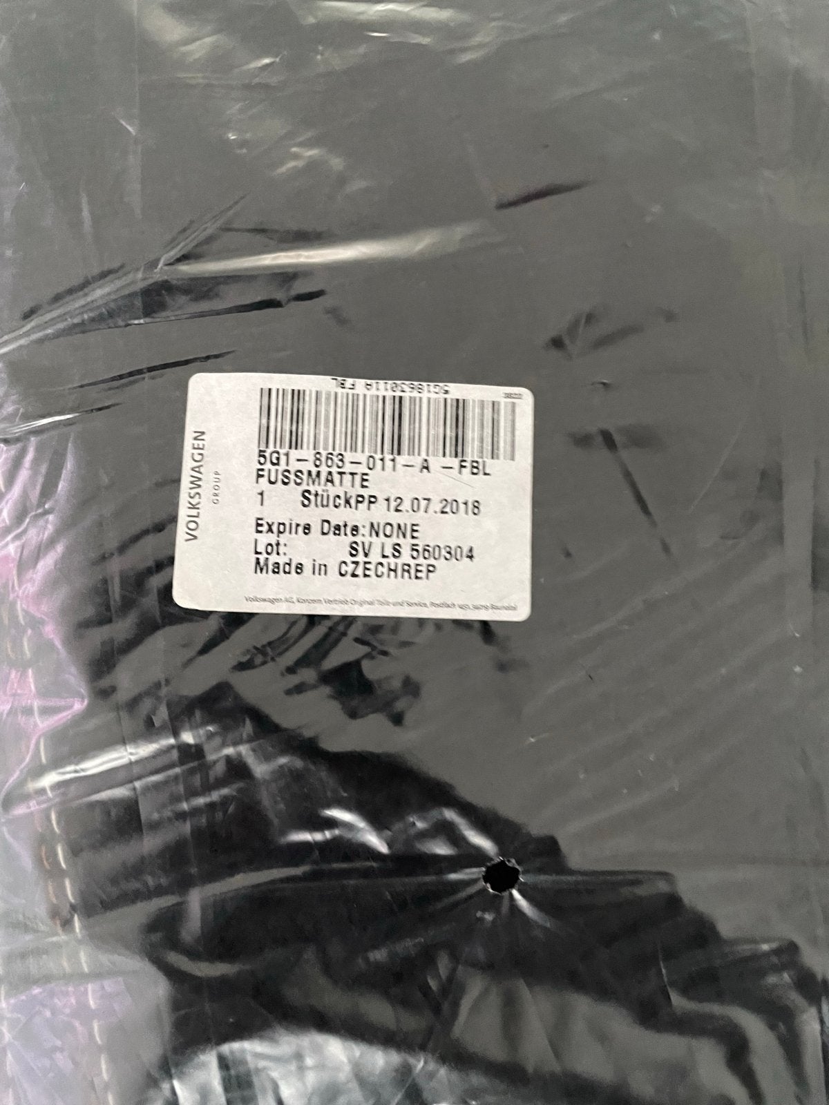 Nieuwe originele VW Golf 7 automatten set, Ophalen, Nieuw