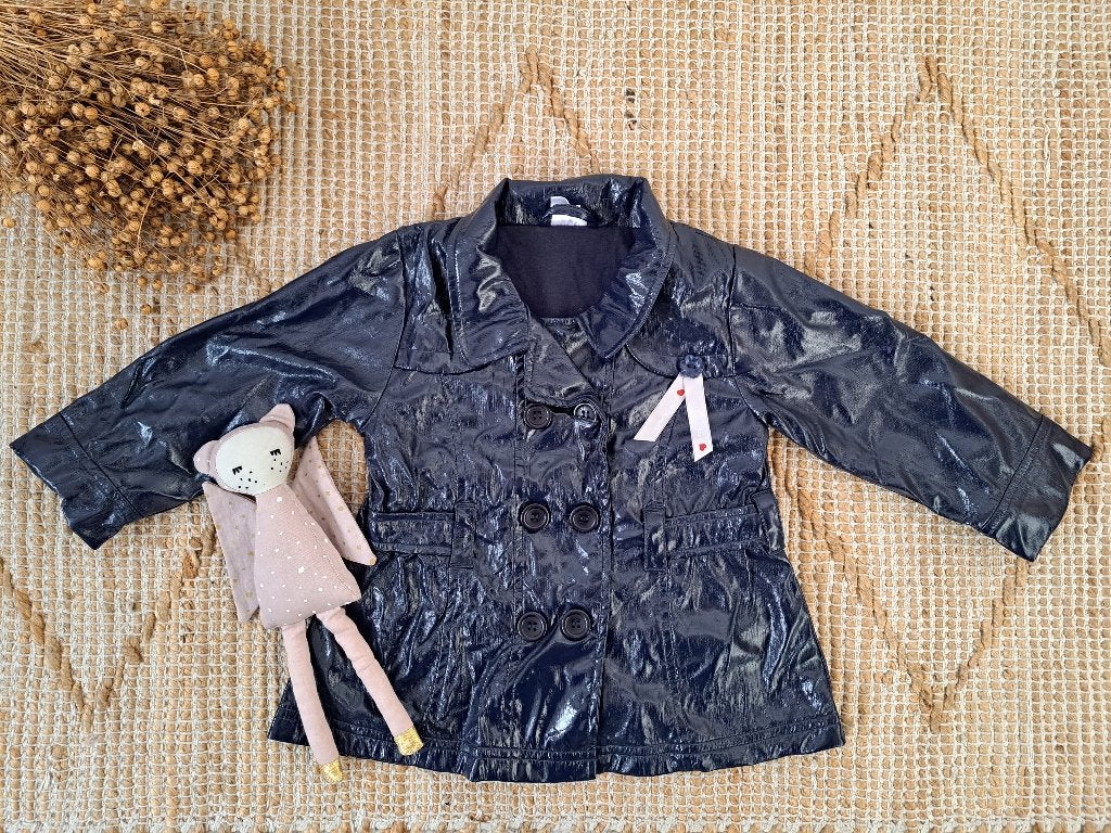Dirkje Blauw lak zomerjasje maat 80, Gebruikt, Meisje, Dirkje, Ophalen of Verzenden