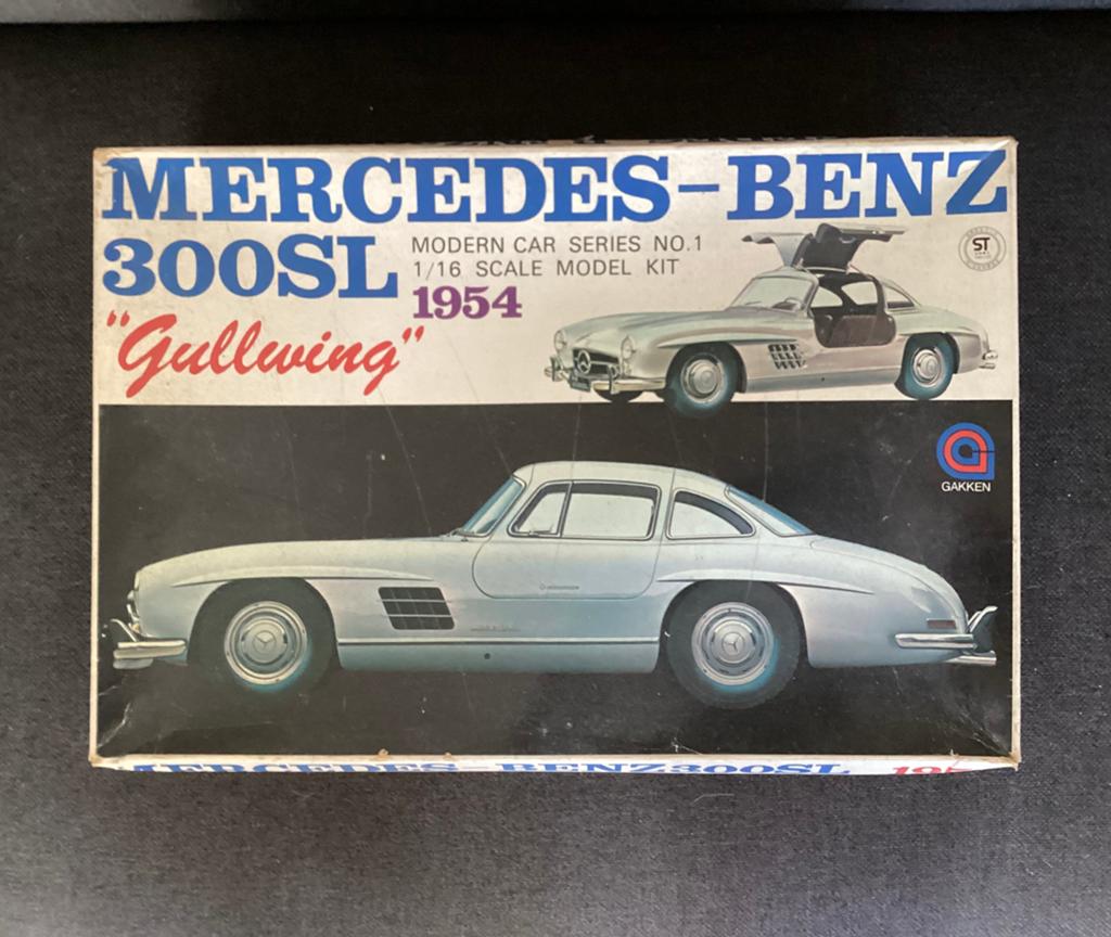 Gakken 1/16 Mercedes-Benz 300SL Gullwing 1954 bouwdoos, Hobby en Vrije tijd, Modelbouw | Auto's en Voertuigen, Overige merken