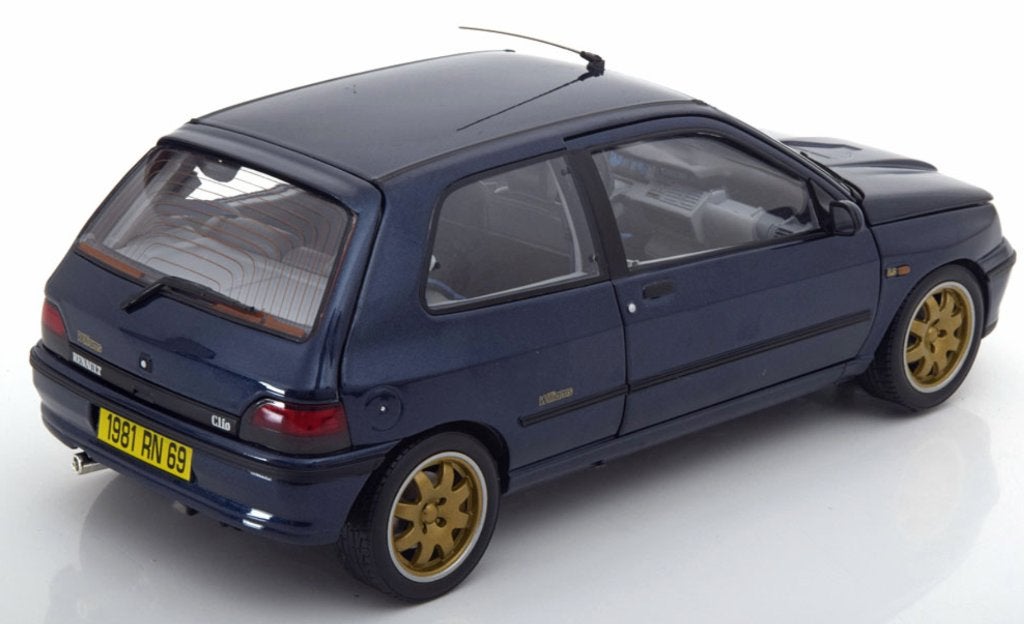Renault Clio Williams 1993 Blauw schaal 1/18 NOREV 185230, Verzenden, Nieuw, Auto, Norev