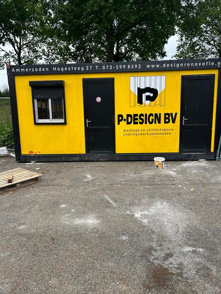 Schaft keet voor de bouw, Zakelijke goederen, Machines en Bouw | Keten en Containers, Ophalen