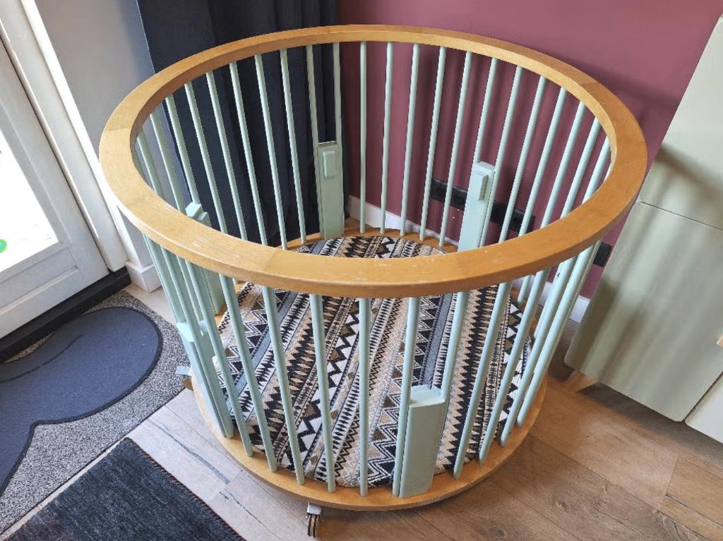 Ronde Bopita box, Ophalen, Gebruikt, Rond, In hoogte verstelbaar