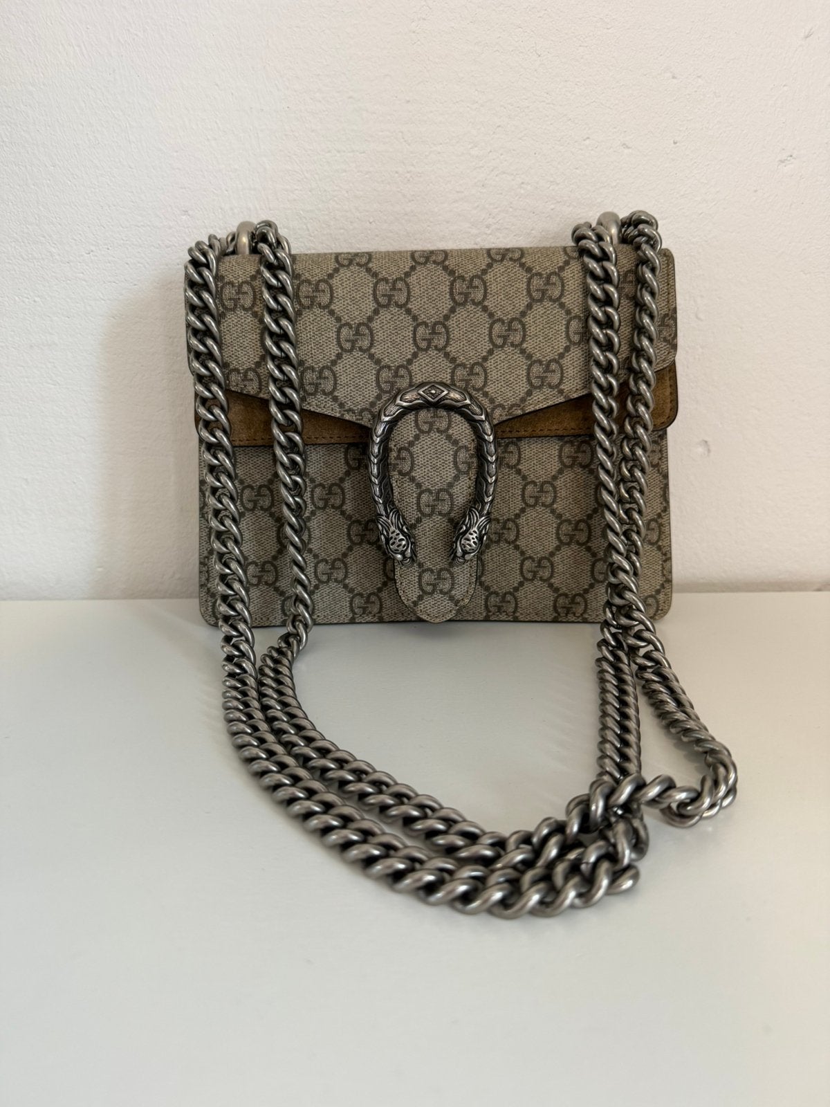 Gucci Dionysus mini, Ophalen, Gebruikt, Beige, Schoudertasje