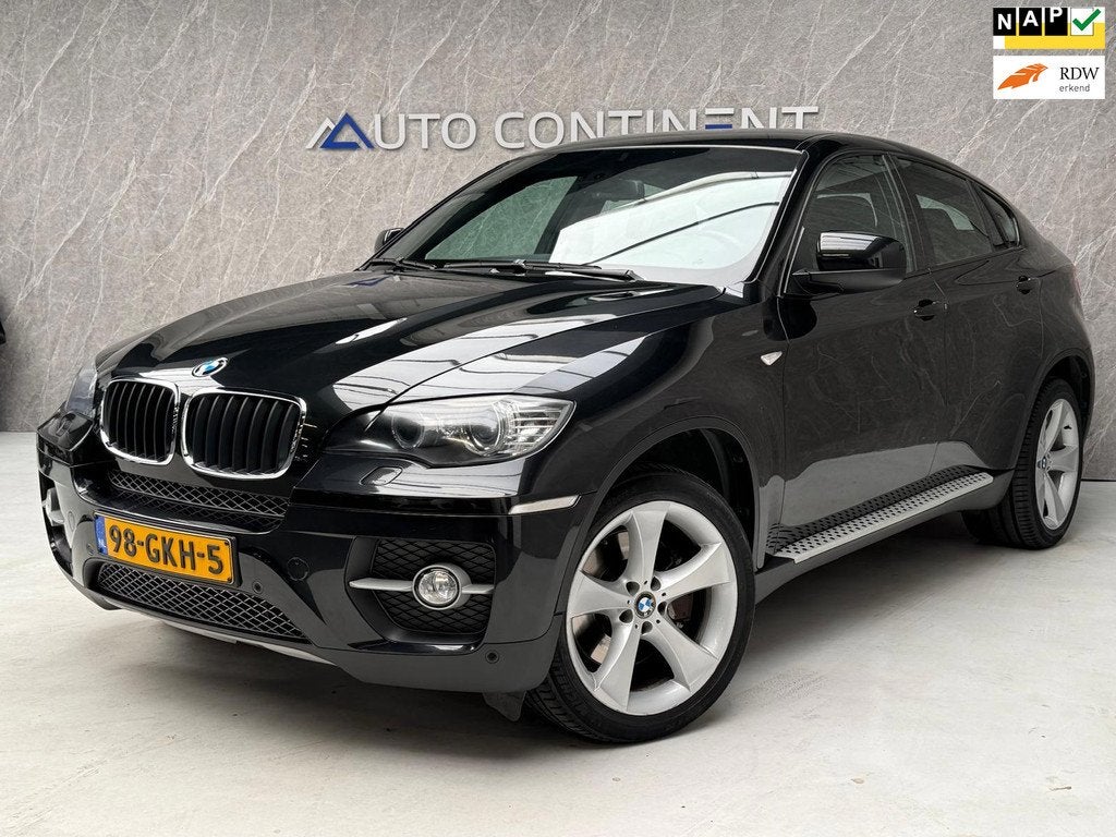 BMW X6 XDrive35i / NAP / 1e Eigenaar / Goed Onderhouden / AP, Auto's, BMW, Gebruikt, Zwart, Zwart, Bedrijf