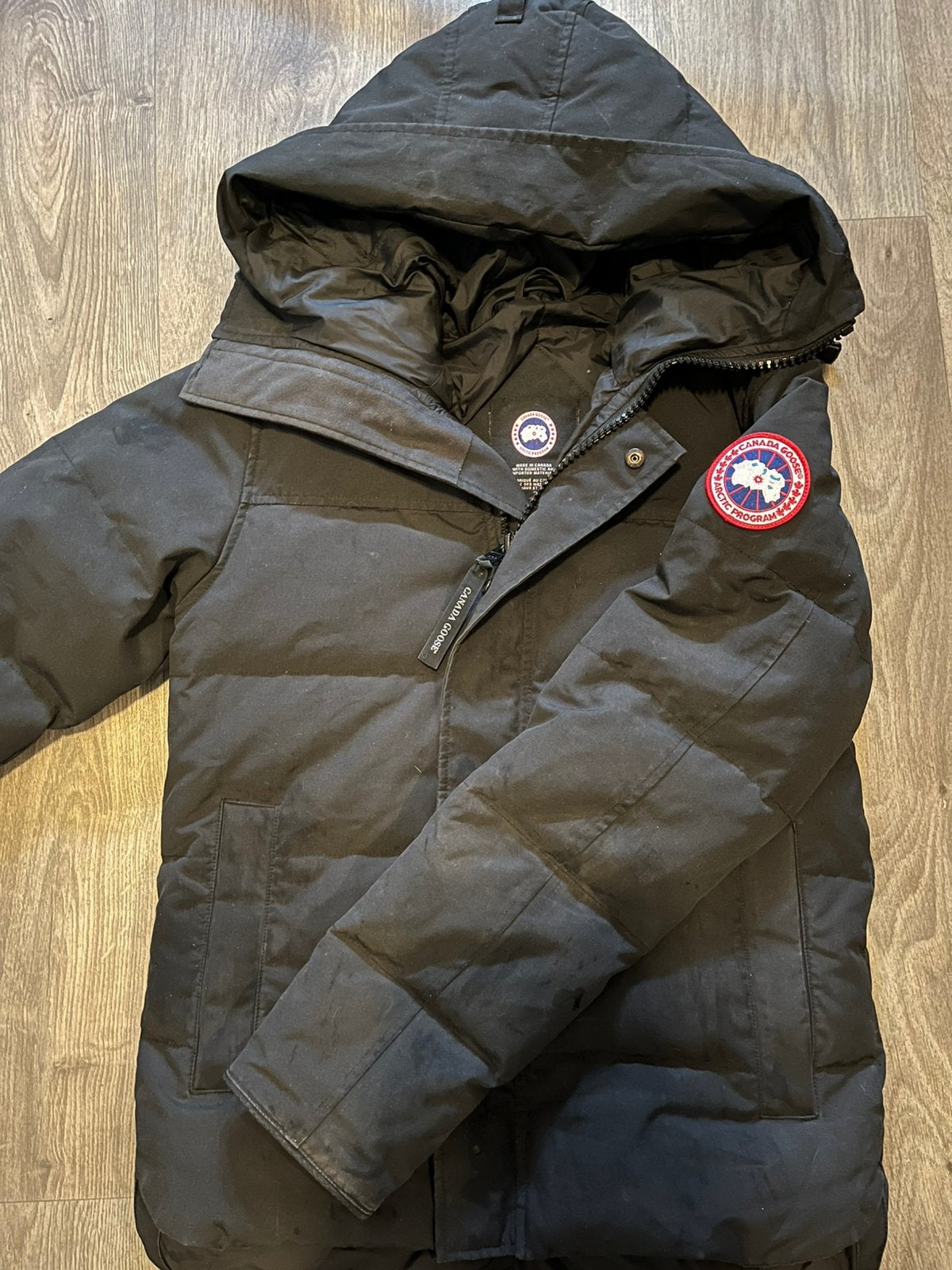 Canada goose xs/s, Ophalen of Verzenden, Zo goed als nieuw, Maat 46 (S) of kleiner, Zwart