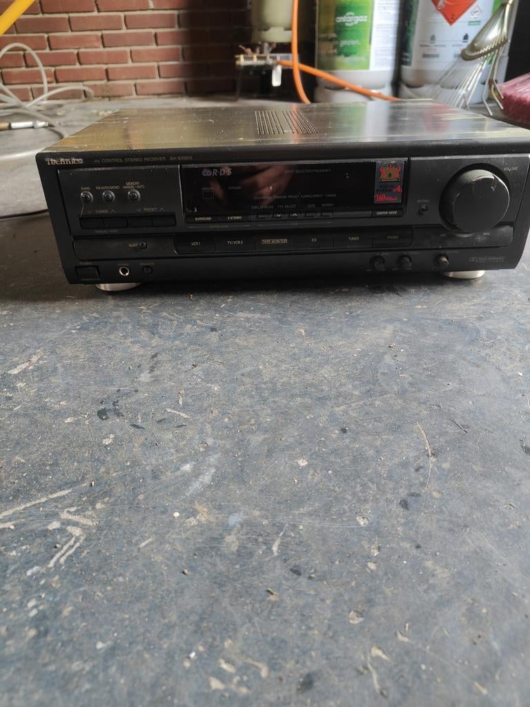 Technics SA-EX300 av control Stereo Receiver, Audio, Tv en Foto, Versterkers en Receivers, Gebruikt, Overige systemen, 120 watt of meer