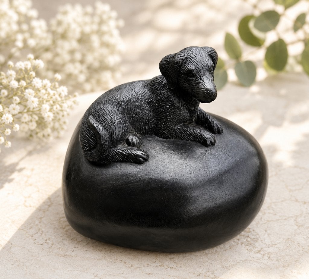 AS URN / URN/HART MET HOND /, Huis en tuin decoratie Marie, Nieuw, Info@huisentuindecoratiemarie.nl, Peize