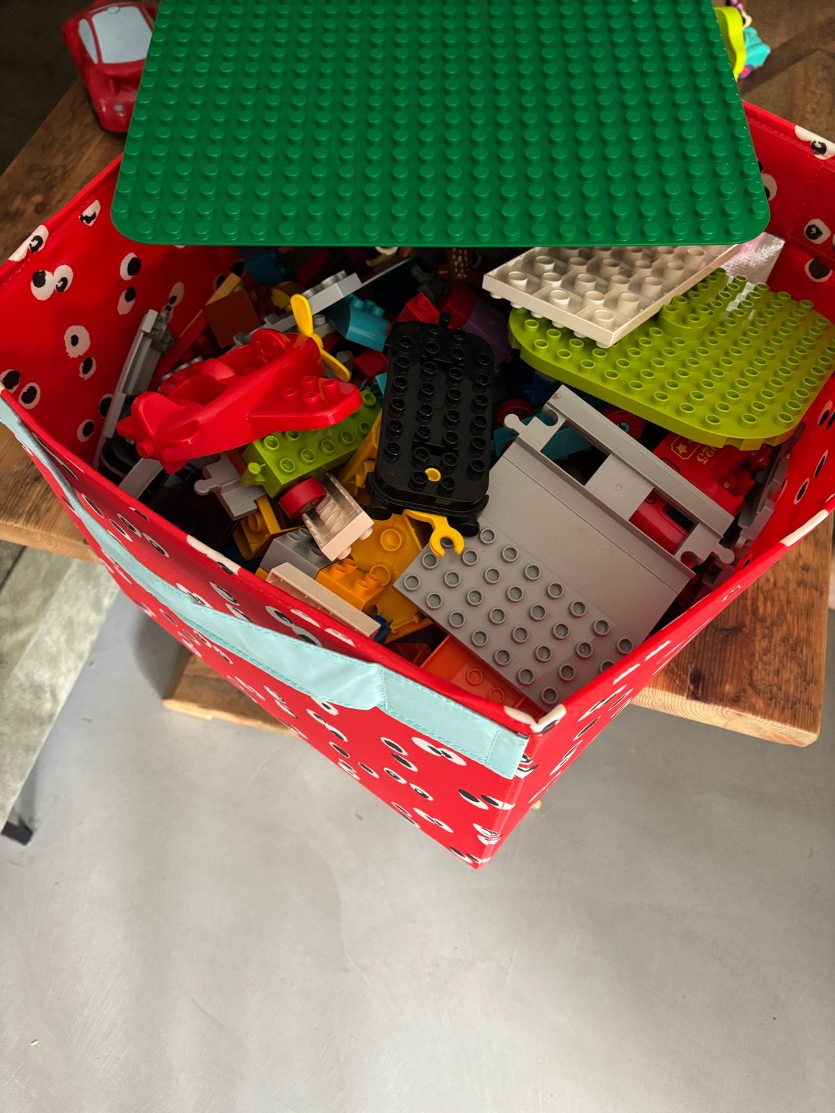 Grote doos DUPLO met diverse varianten en elektrische trein, Ophalen, Gebruikt, Inclusief extra onderdelen, Duplo