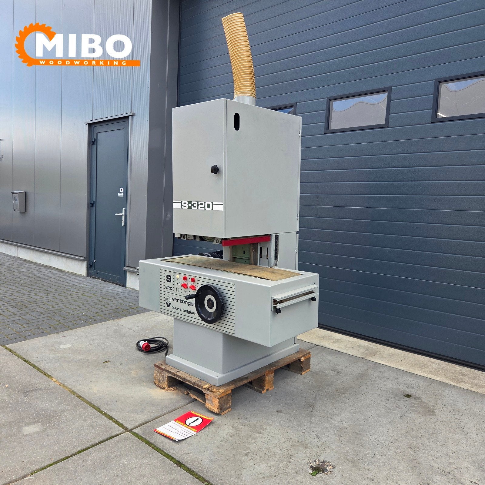 Vertongen schuurmachine breedband 320mm compact ***, Ophalen of Verzenden, Zo goed als nieuw, 1200 watt of meer, Overige typen