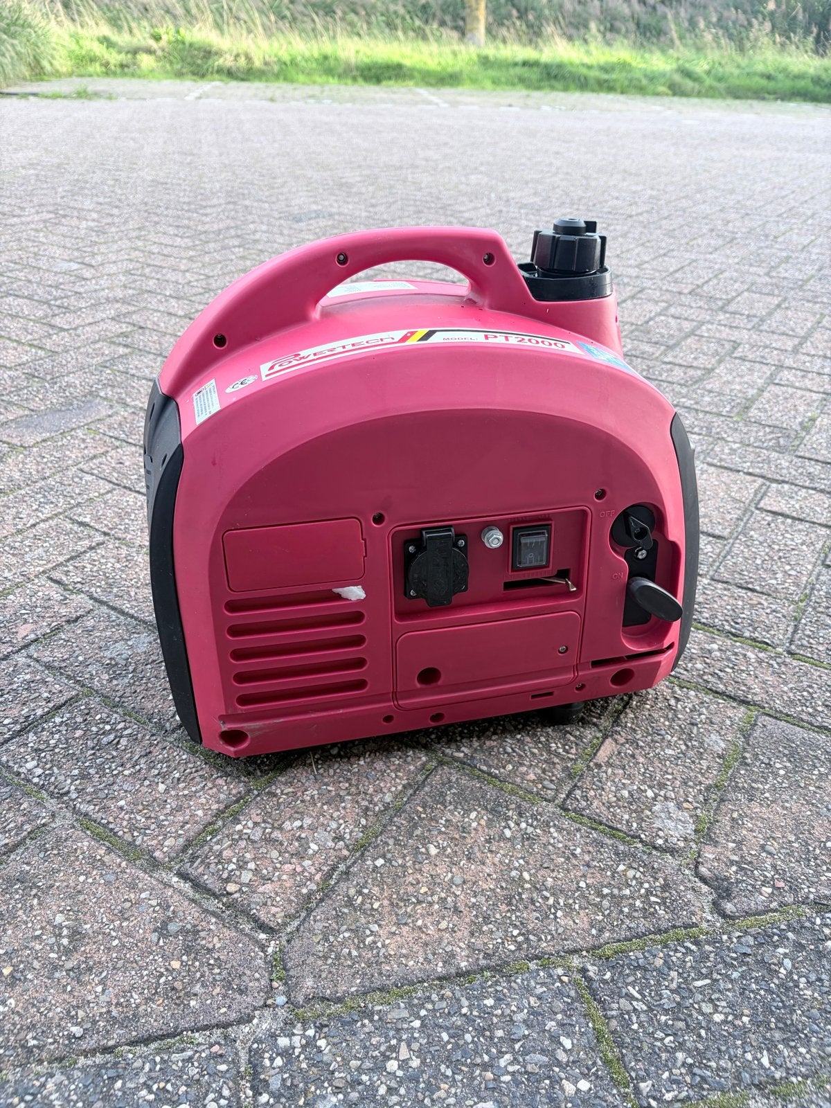 Powertech PT2000 Benzine Generator - Zo goed als nieuw, Ophalen of Verzenden, Zo goed als nieuw, Minder dan 5 kVA, Benzine