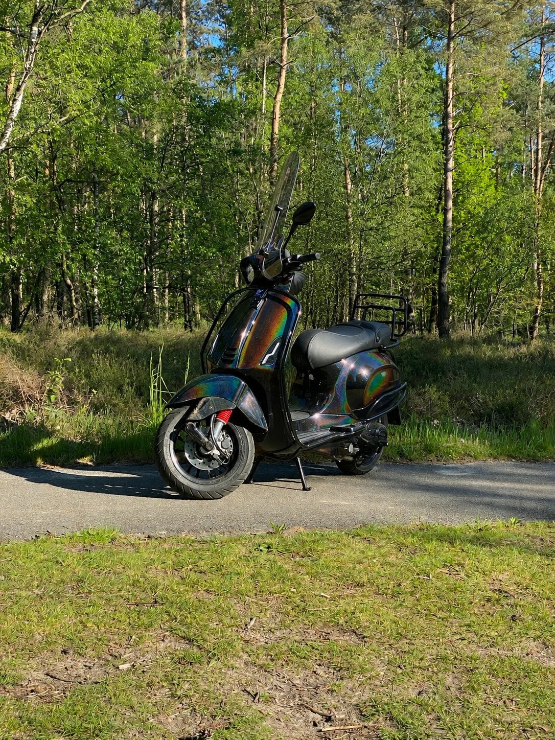 Vespa Sprint 2021 Snor/ Custom Psychedelic kleur, Ophalen, Vespa S, Zo goed als nieuw, Benzine