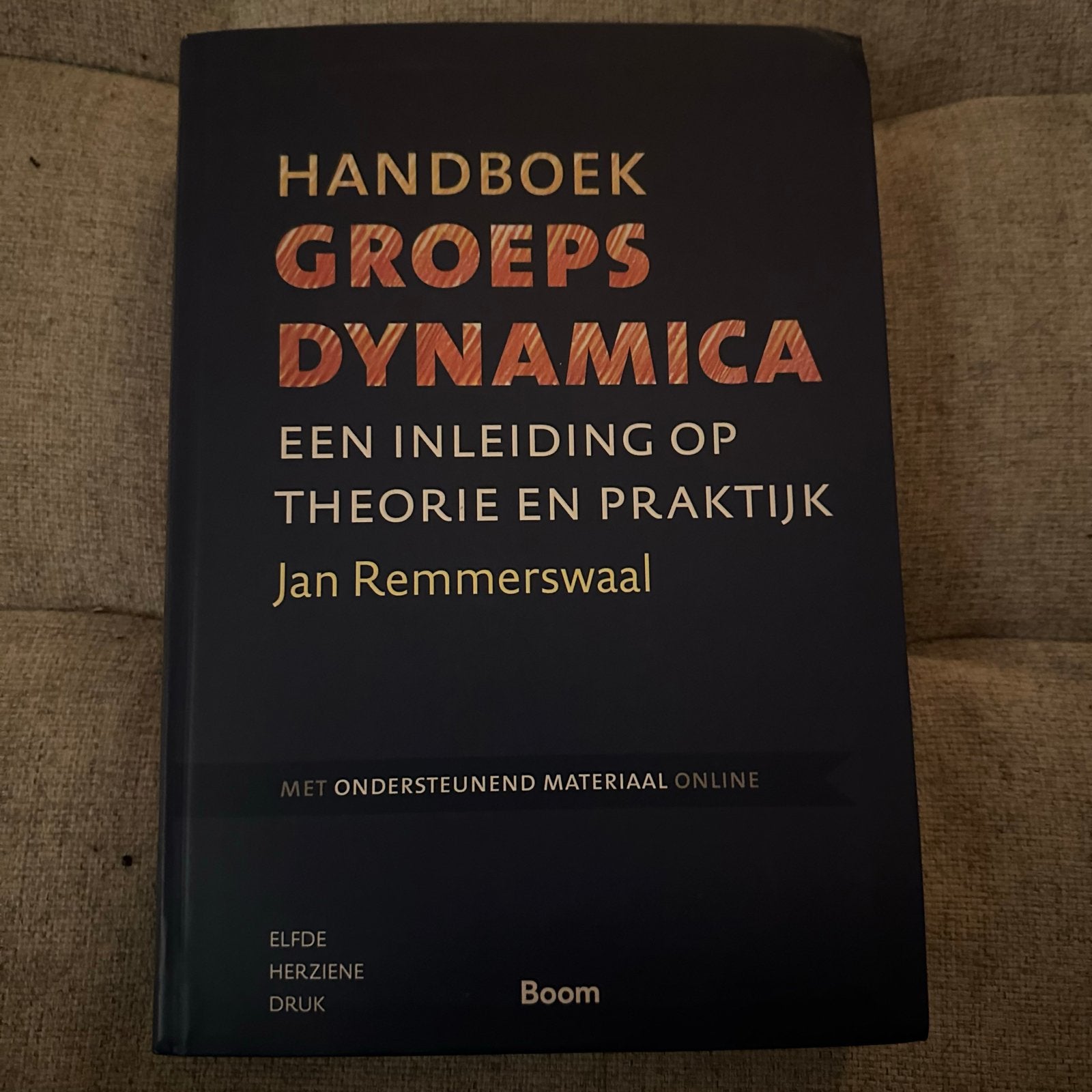 Handboek Groepsdynamica - Jan Remmerswaal, Boeken, Studieboeken en Cursussen, Ophalen of Verzenden, Alpha, Zo goed als nieuw, HBO