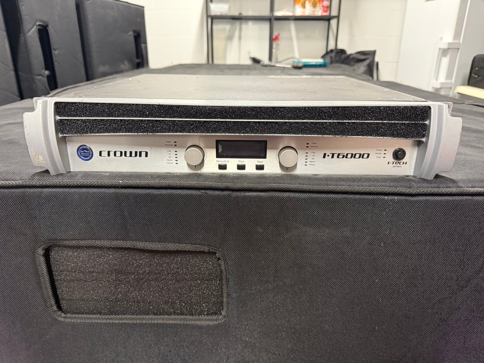 1x Crown versterker I-Tech 6000 + garantie!, Overige merken, Gebruikt, Overige typen, Ophalen of Verzenden