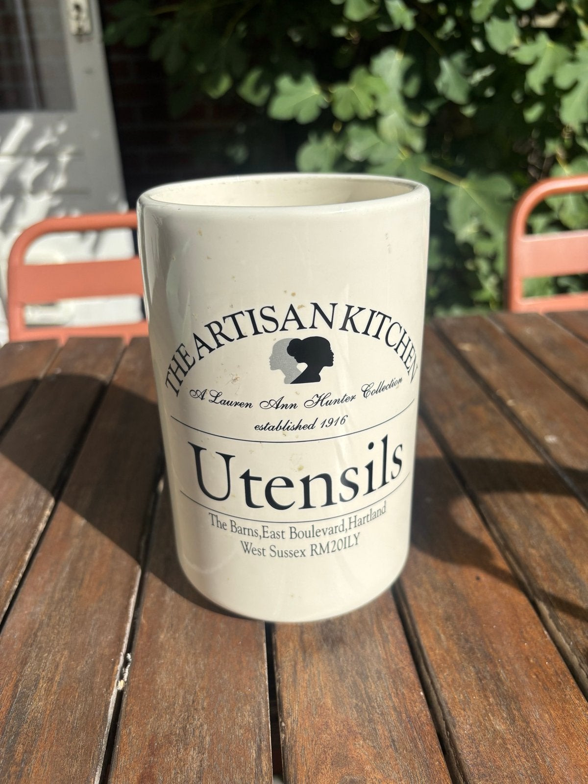 The Artisan Kitchen Utensils Pot - Crème, Huis en Inrichting, Beige, Ophalen of Verzenden, Steen/keramiek, Overige merken