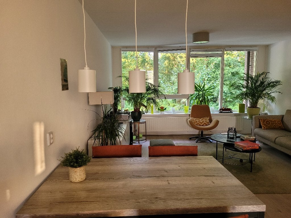 Hanglamp  3-delig  wit  bovenstang  80 cm  breed  is nieuw!, Ophalen of Verzenden