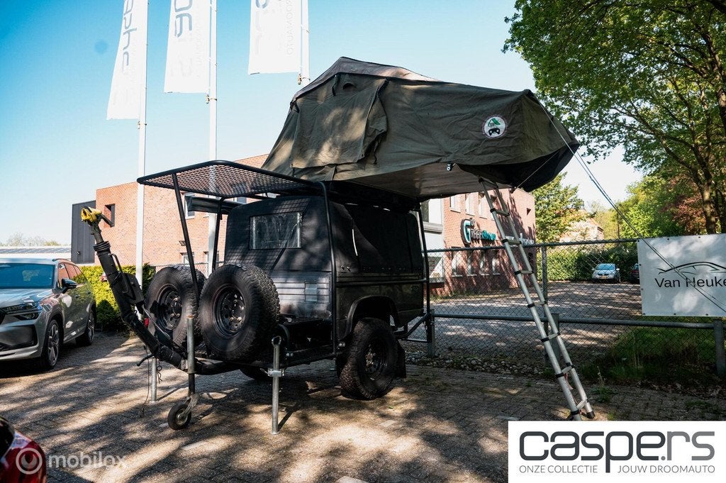 Land Rover Defender Camper Aanhangwagen- vakantie, Gebruikt, Overige carrosserieën, Zilver of Grijs, Defender