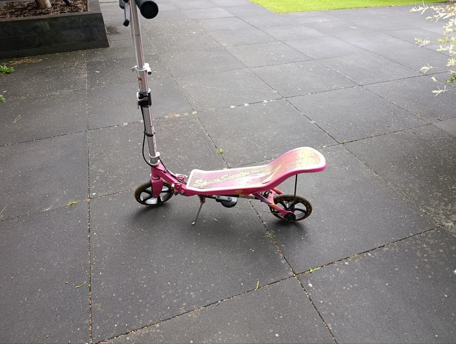 Roze Space Scooter, Fietsen en Brommers, Ophalen, Gebruikt, Gewone step, Space Scooter