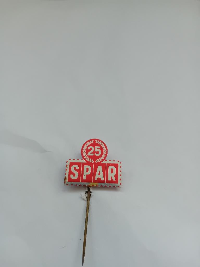 Pin - 25 jaar SPAR, Verzamelen, Speldjes, Pins en Buttons, Ophalen of Verzenden, Zo goed als nieuw, Merk, Speldje of Pin