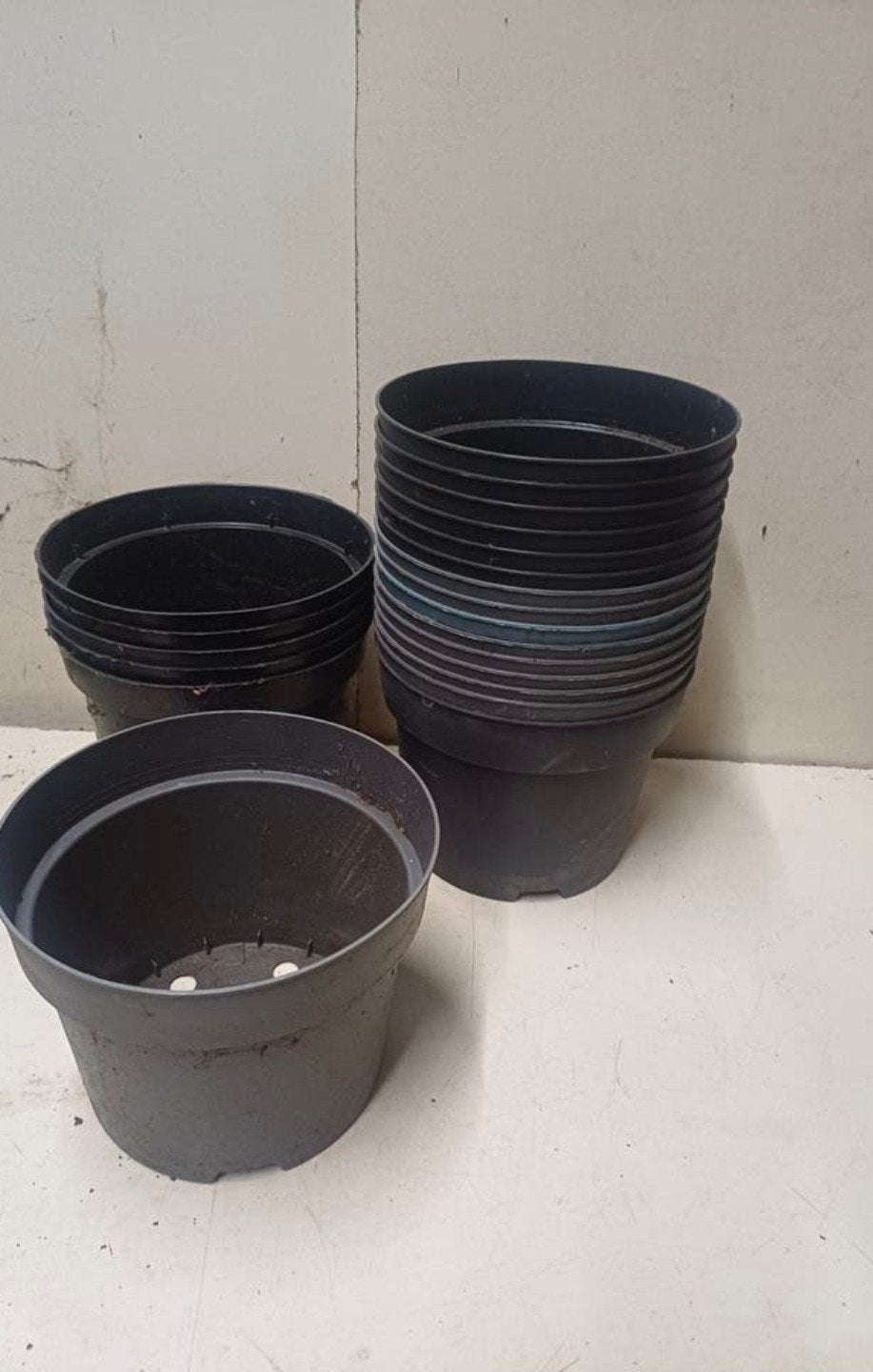 Kweekpotten plantenpotten bloempotten 3 liter, Tuin en Terras, Bloempotten, Kunststof, Gebruikt, Rond, Ophalen of Verzenden