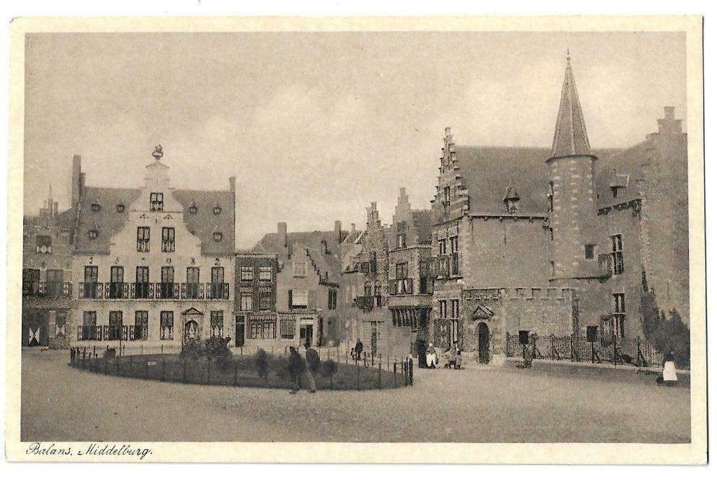 AK Middelburg - Balans, Verzenden, 1920 tot 1940, Ongelopen, Zeeland