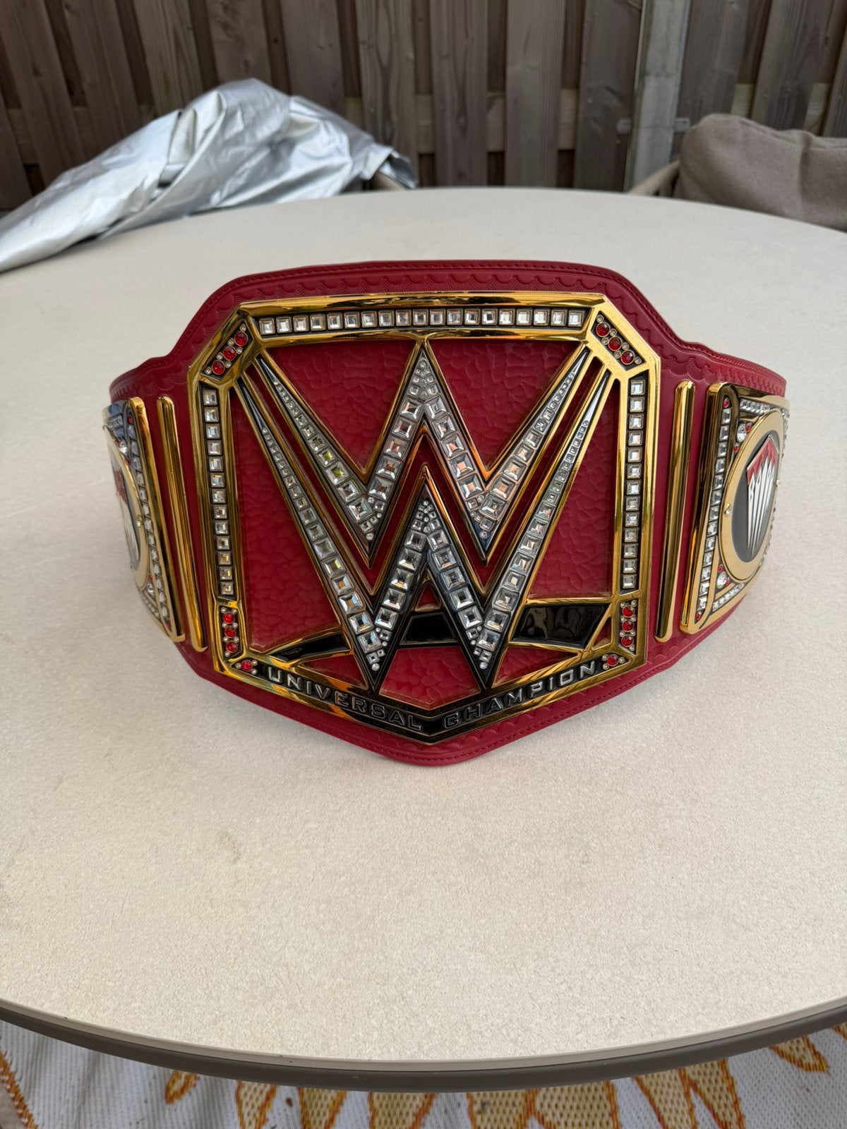 Wwe universal replica championshop belt, Maat XL, Ophalen, Zo goed als nieuw, Overige