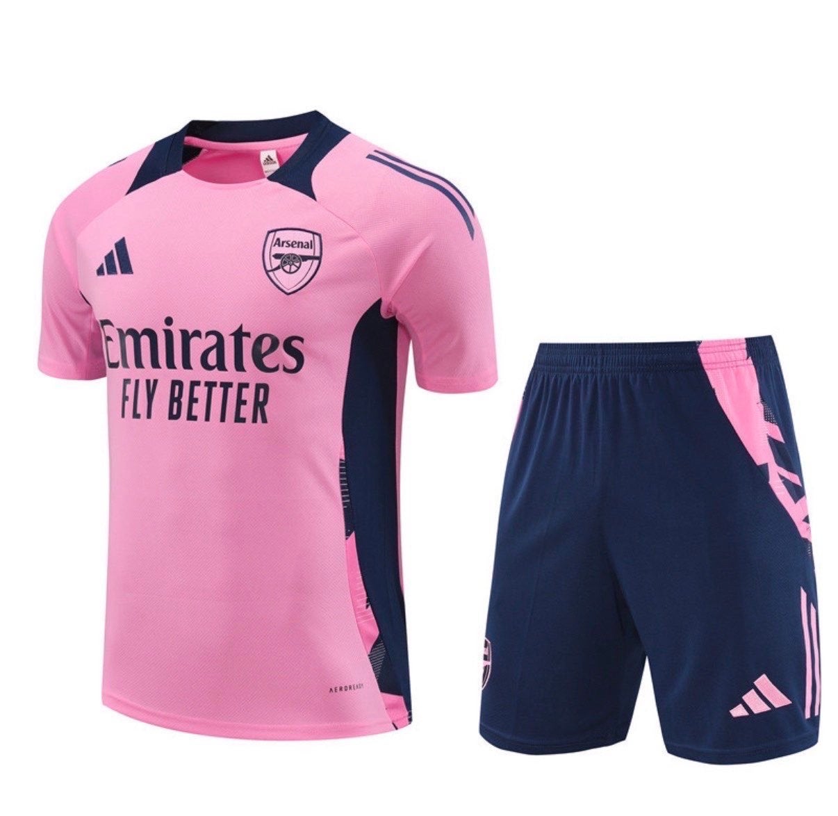 Arsenal Thuisshirt en Broekje Roze/Donkerblauw, Verzenden, Nieuw, Set