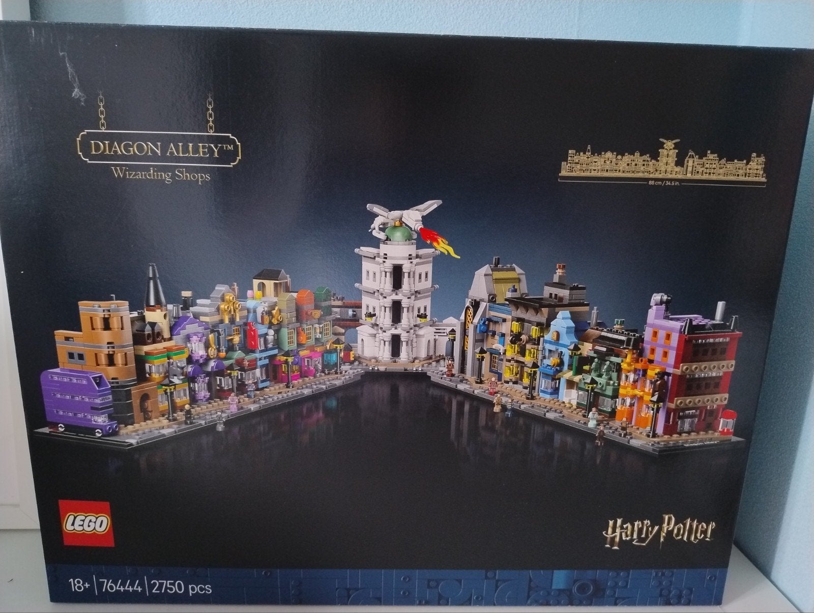 LEGO Harry Potter Diagon Alley (76444), 100% compleet!, Ophalen of Verzenden, Zo goed als nieuw, Overige merken