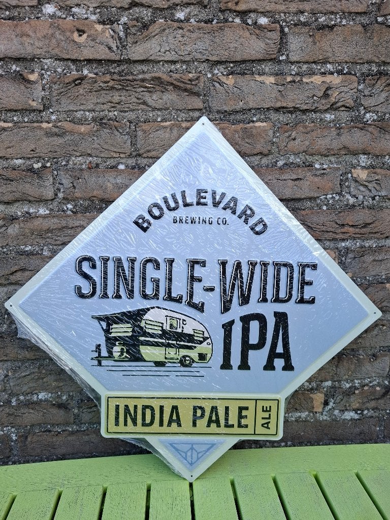 Origineel reclamebord Single-Wide Ipa India Pale, Ophalen of Verzenden, Nieuw, Reclamebord, Plaat of Schild, Overige merken
