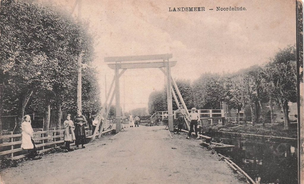 703-012-039 Landsmeer Noordeinde, Verzenden, Voor 1920, Noord-Holland