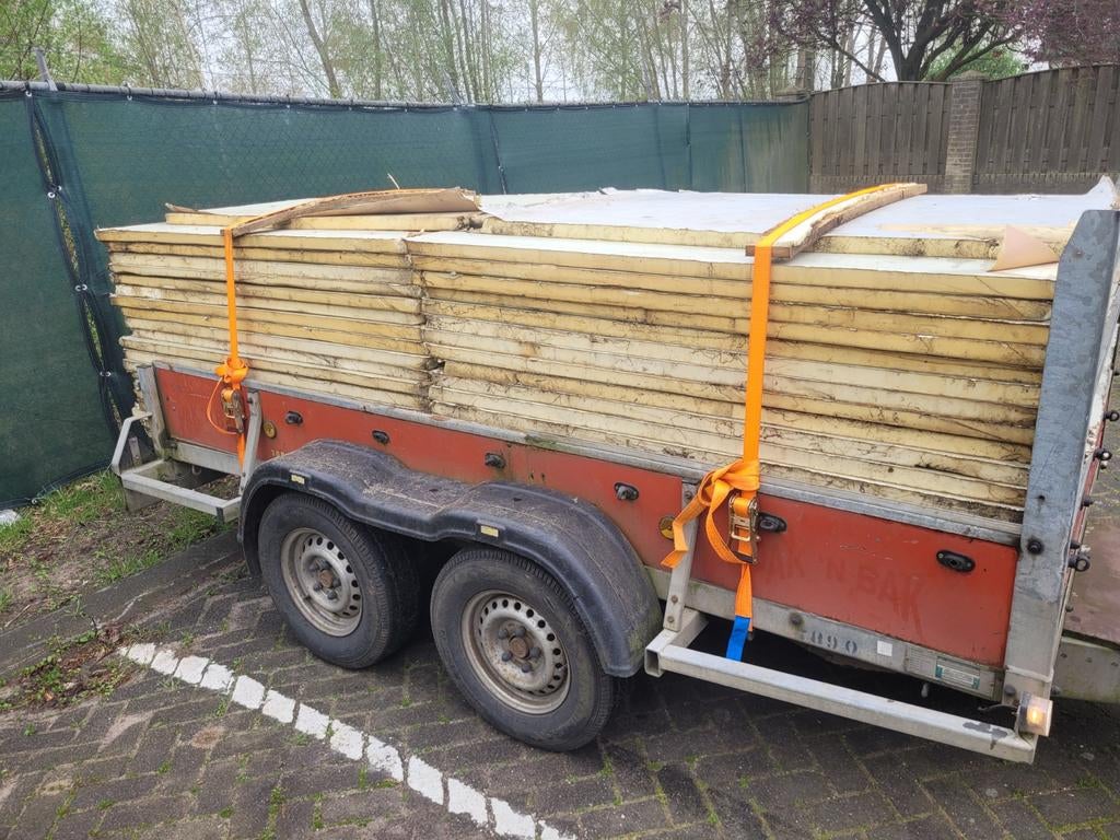 Dupanel platen, Doe-het-zelf en Verbouw, Ophalen, Hardschuim (Pir), 15 m² of meer, Dakisolatie