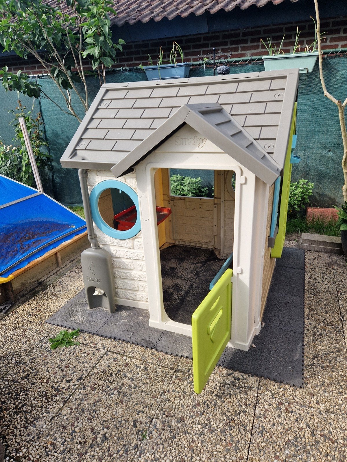 Speelhuis smoby garden house, Ophalen, Zo goed als nieuw, Kunststof