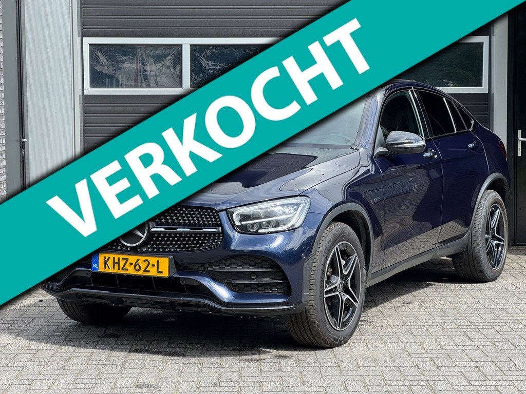 Mercedes-Benz GLC-klasse Coupé 300de Coupe 4MATIC AMG Sport, Auto's, Mercedes-Benz, Gebruikt, 2000 kg, Blauw, Bedrijf