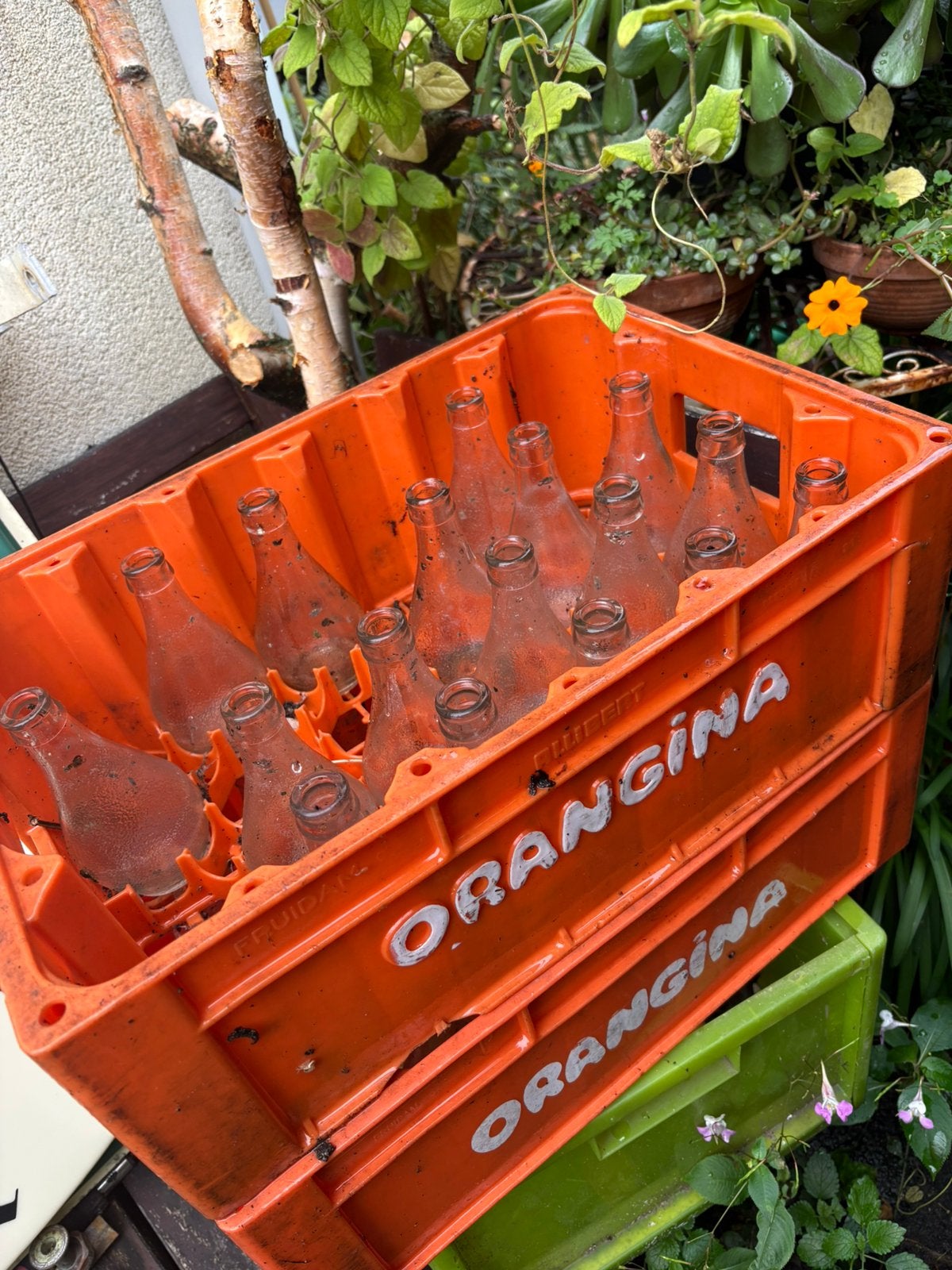 2 kratjes orangina, Ophalen, Gebruikt
