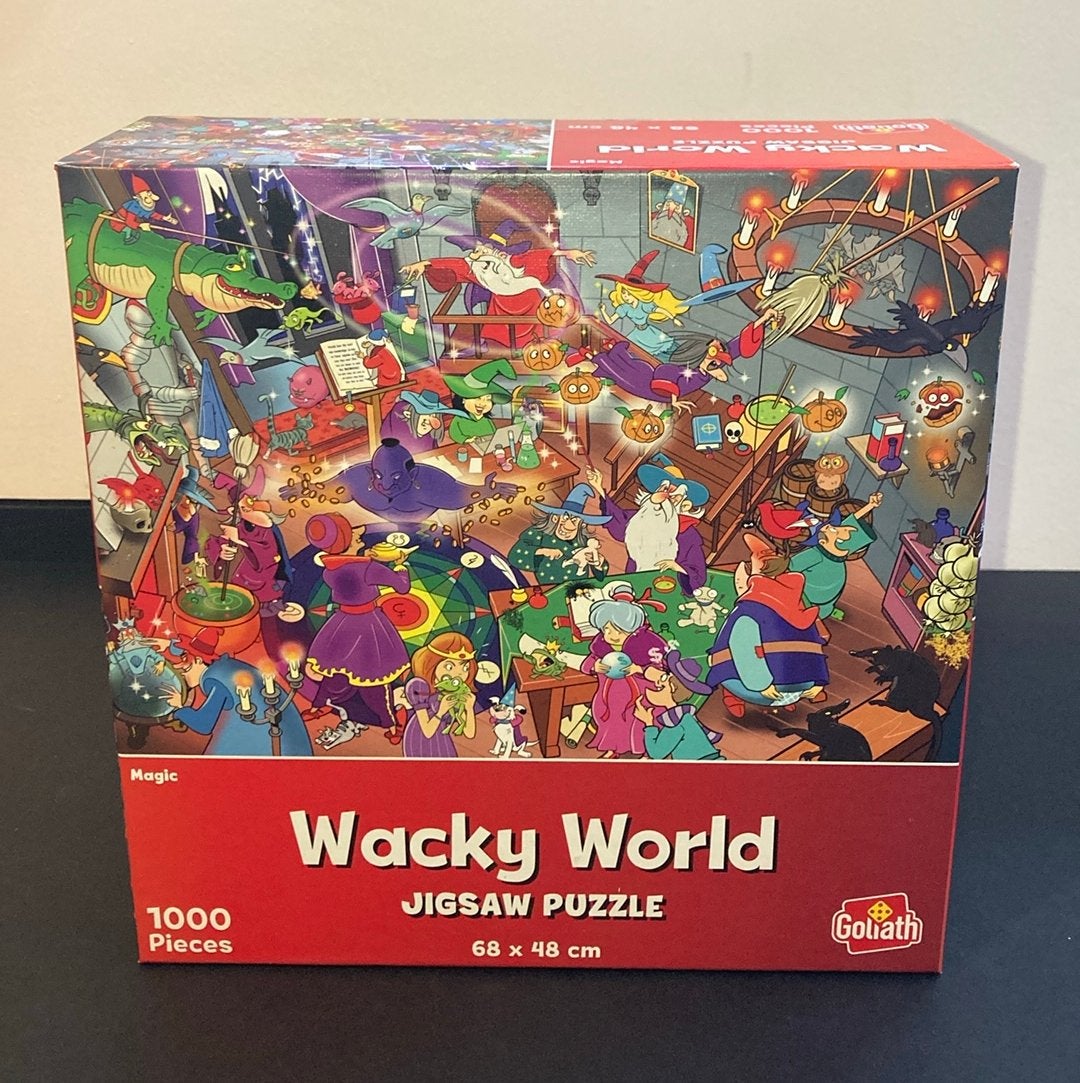 Wacky World puzzel - 1000 stukjes - ‘Magic’, Ophalen of Verzenden, 500 t/m 1500 stukjes, Zo goed als nieuw, Legpuzzel