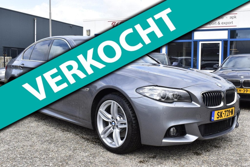 BMW 5-serie 520d High Executive m pakket, Auto's, Automaat, Achterwielaandrijving, 2000 kg, 23 km/l