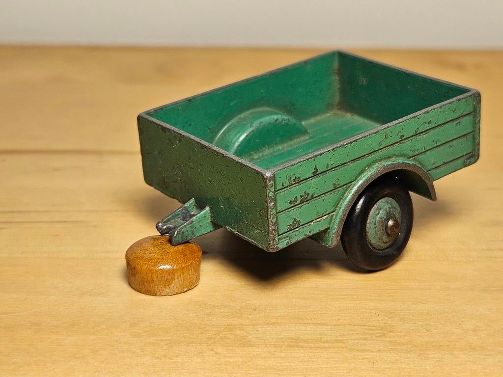 Dinky Toys 341 Land Rover Trailer - Aanhangeroogje defect, Hobby en Vrije tijd, Modelauto's | 1:43, Ophalen of Verzenden