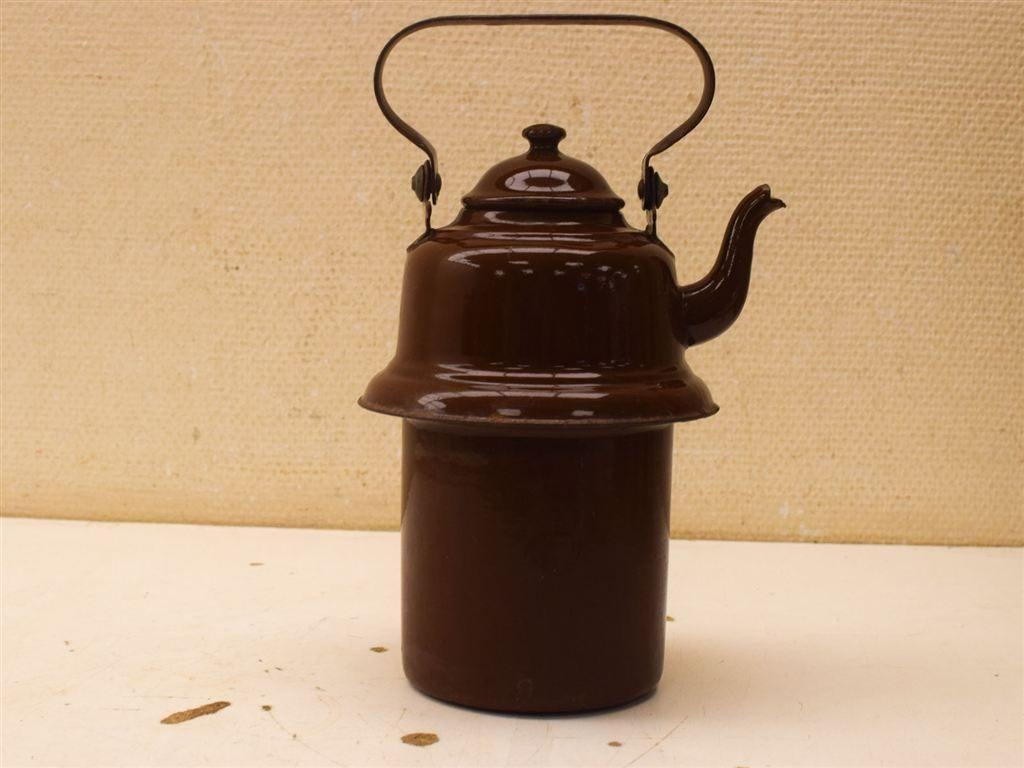 Emaille Insteekkabel/koffiepot 51581, Ophalen of Verzenden