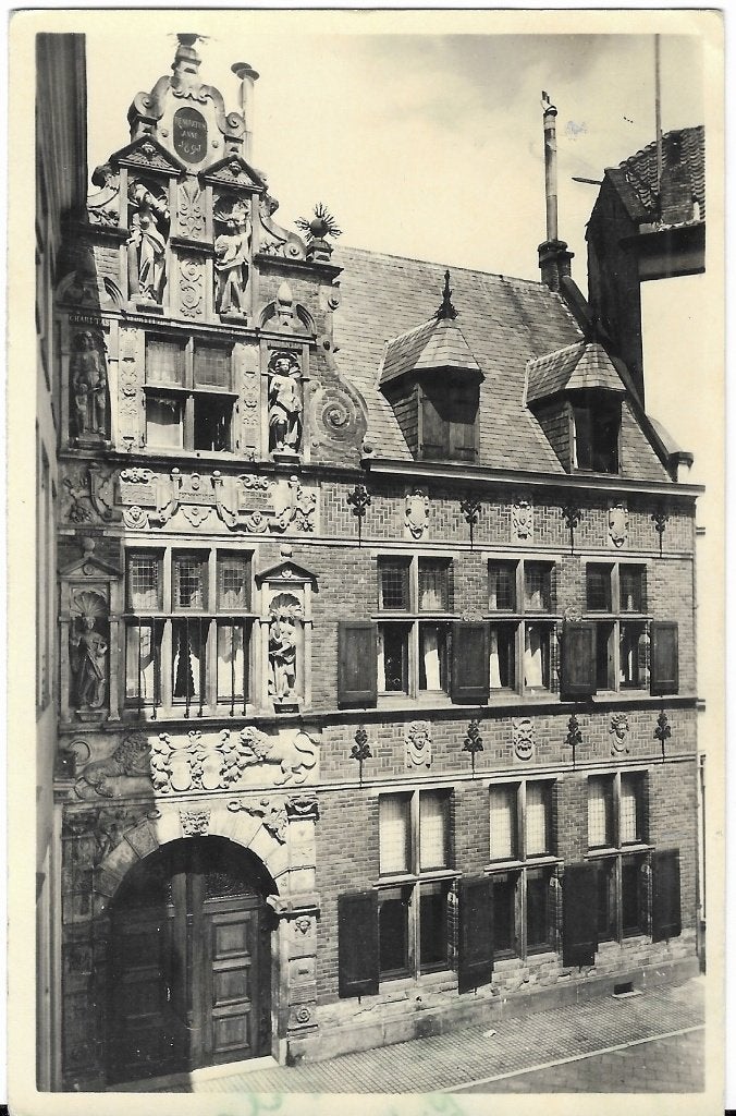 Deventer, Doopsgezinde kerk, monumentenpand, beelden, Ophalen of Verzenden, 1940 tot 1960, Gelopen, Overijssel