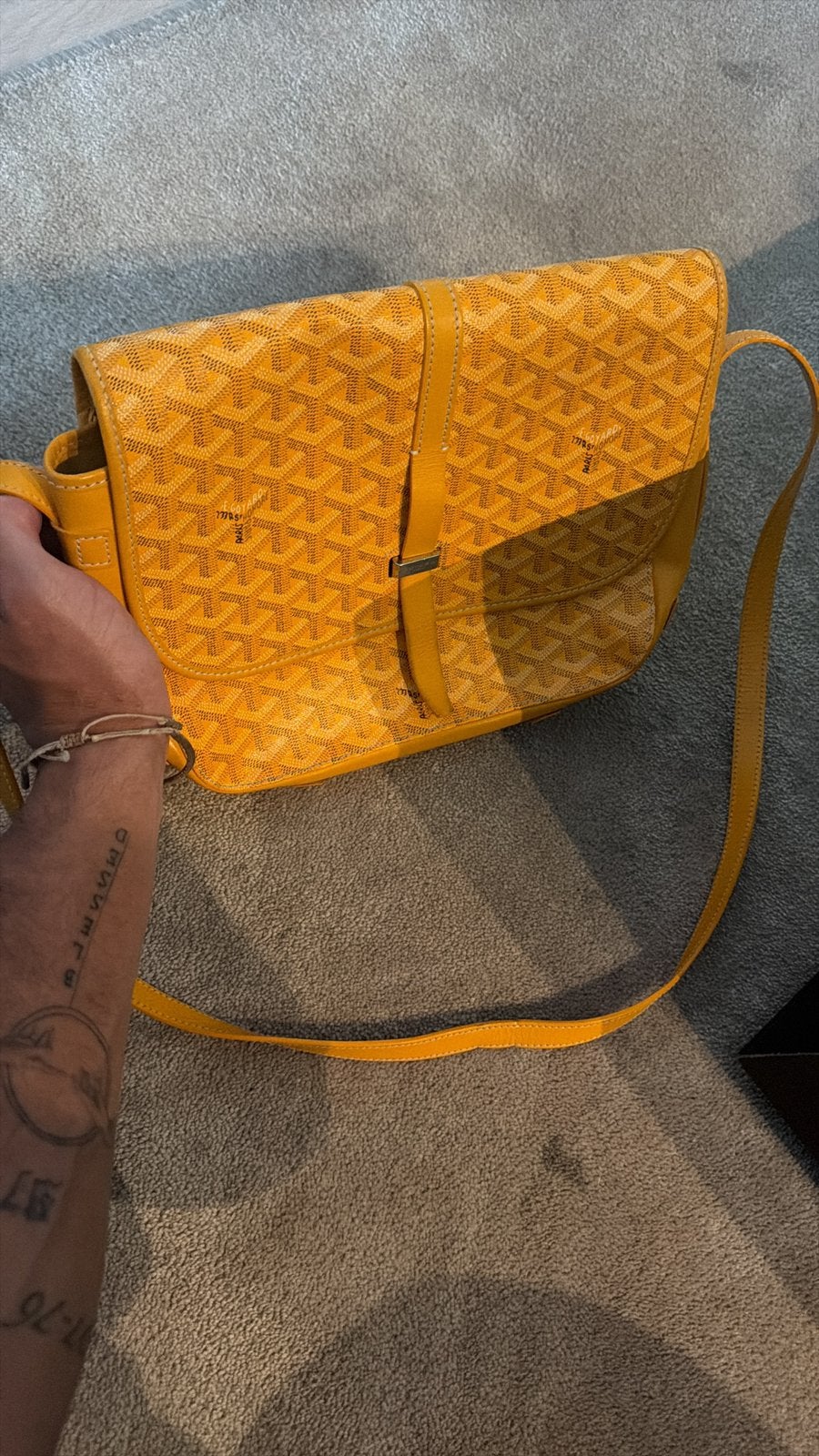 Goyard Belvedere MM bag, Ophalen of Verzenden, Zo goed als nieuw, Zwart