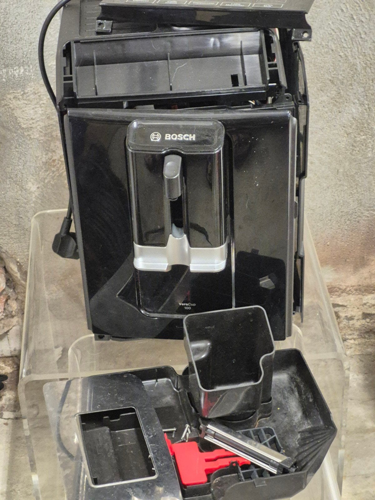 Onderdelen Bosch VeroCup 100 volautomatische espressomachine, Gebruikt, Koffiebonen, Bosch, Ophalen of Verzenden
