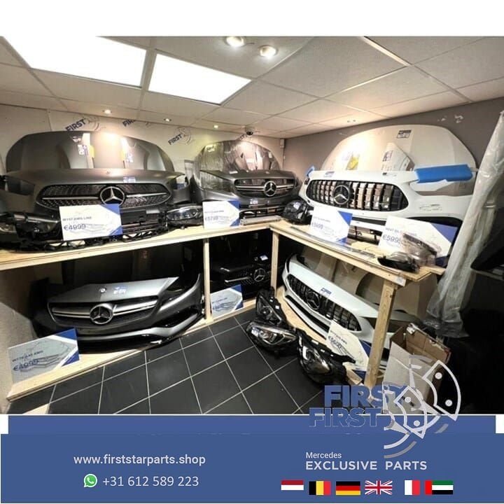W156 GLA 45 AMG ACHTERBUMPER WIT Mercedes 2013-2018 GLA45 BU, Gebruikt, -, Ophalen of Verzenden, Achter