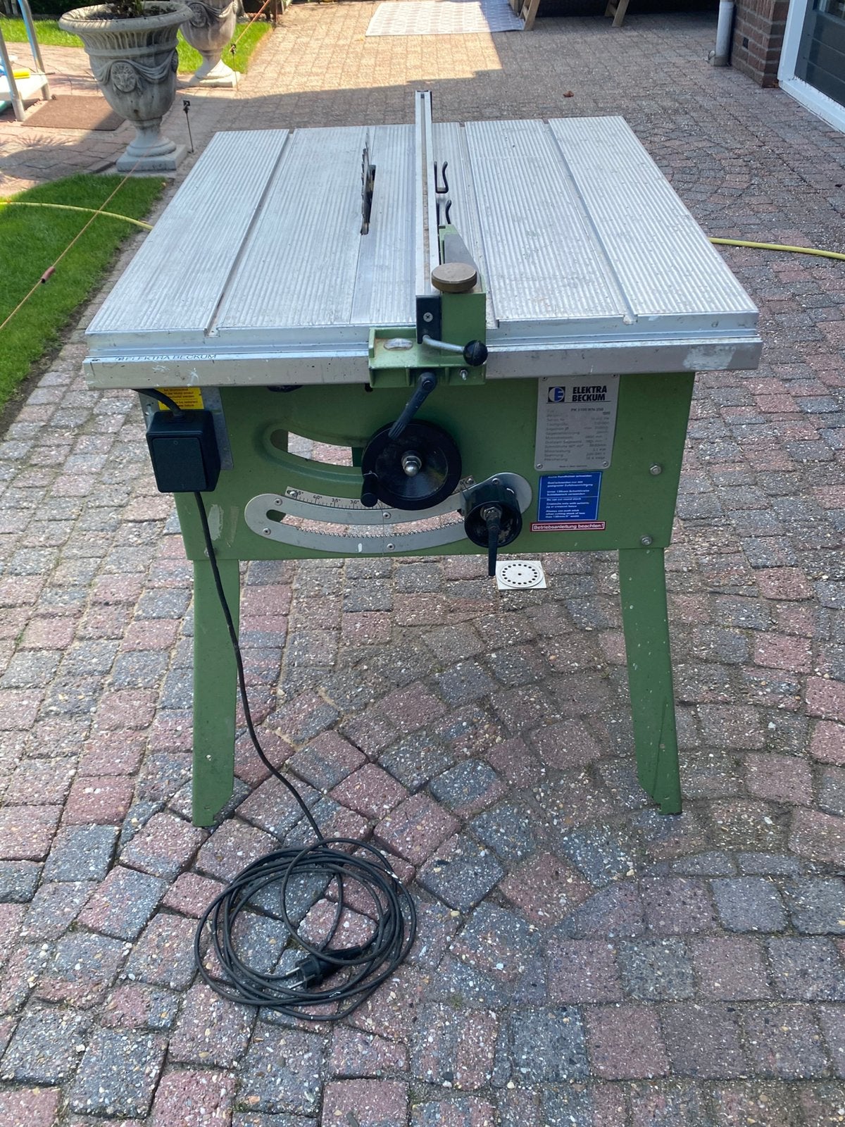 Elektra beckum PK250 zaagtafel, Ophalen, Gebruikt, Cirkelzaag, 70 mm of meer